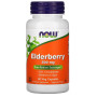 Ягоди чорної бузини NOW Foods Elderberry 500 mg 60 Veg Caps