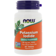 Мікроелемент Йод NOW Foods Potassium Iodide 60 Tabs