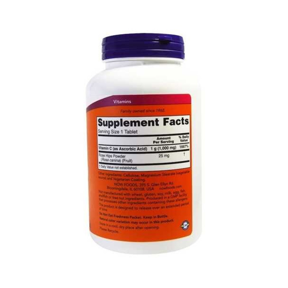 Вітамін C NOW Foods Vitamin C-1000 250 Tabs