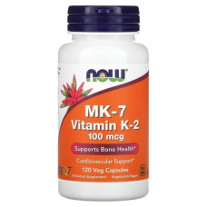 Вітамін K NOW Foods Vitamin K-2 (MK7) 100 mcg 120 Veg Caps