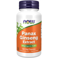 Комплекс для профілактики нервової системи NOW Foods Panax Ginseng 500 mg 100 Veg Caps
