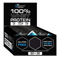 Протеїн Powerful Progress 100% Whey Protein MEGA BOX 20 х 32 g Mix flavours