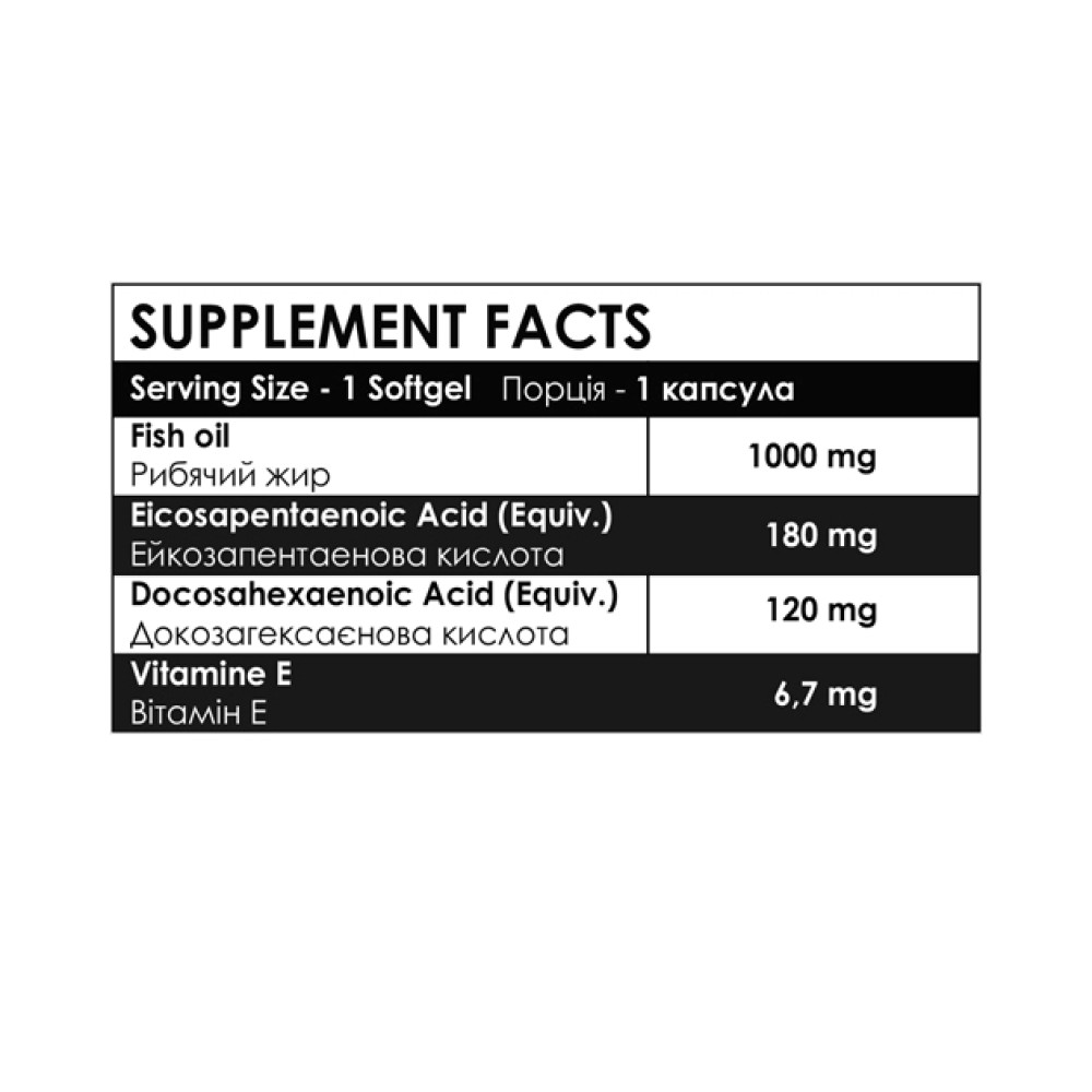 Омега для спорту Powerful Progress Atlantic Omega-3 90 Softgels