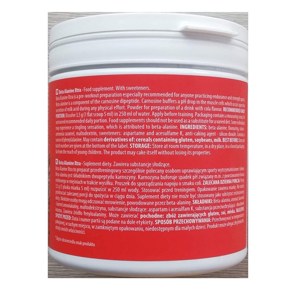 Бета-аланін для спорту Activlab Beta Alanine 300 g /85 servings/ Apple