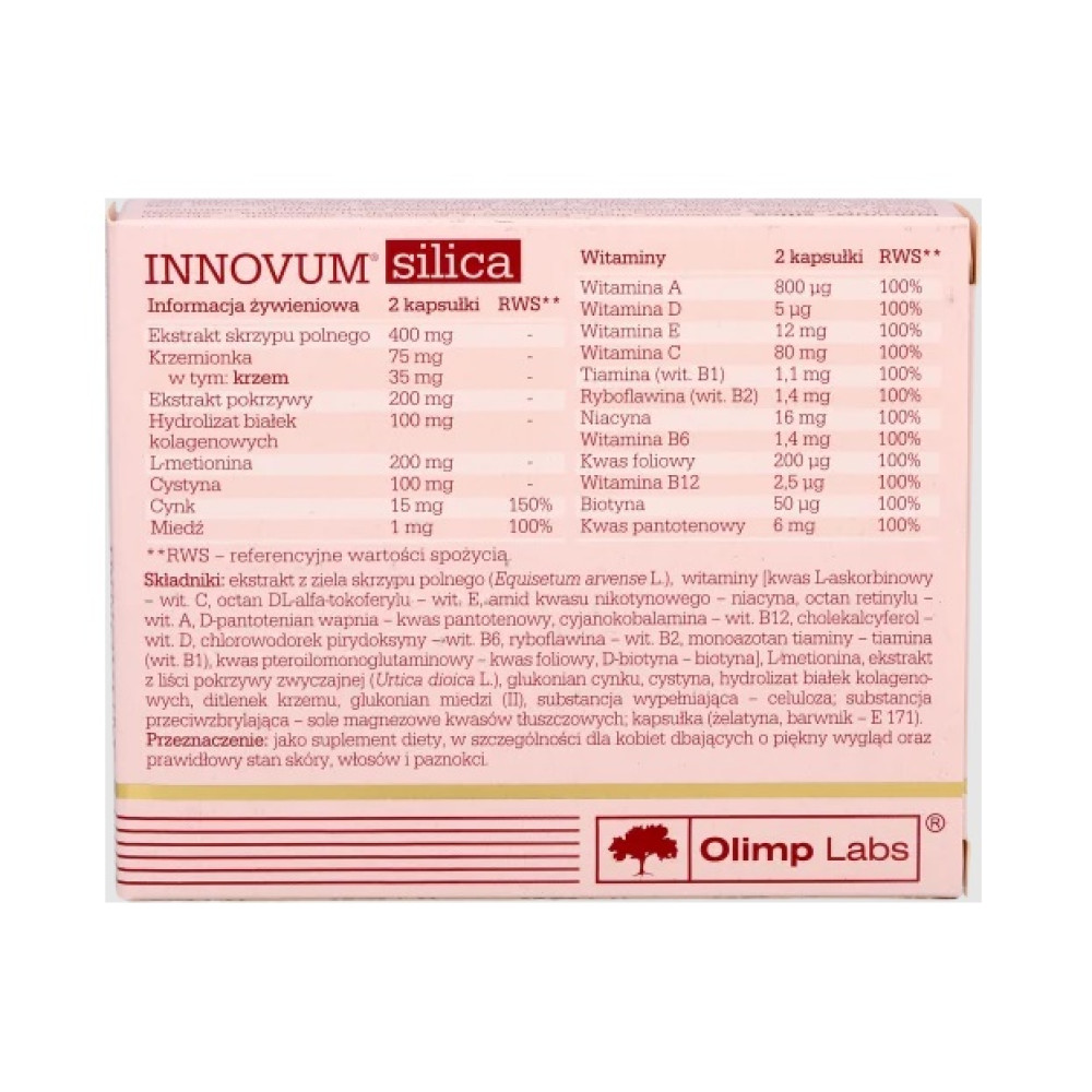 Вітамінно-мінеральний комплекс для спорту Olimp Nutrition Innovum Silica 30 Caps