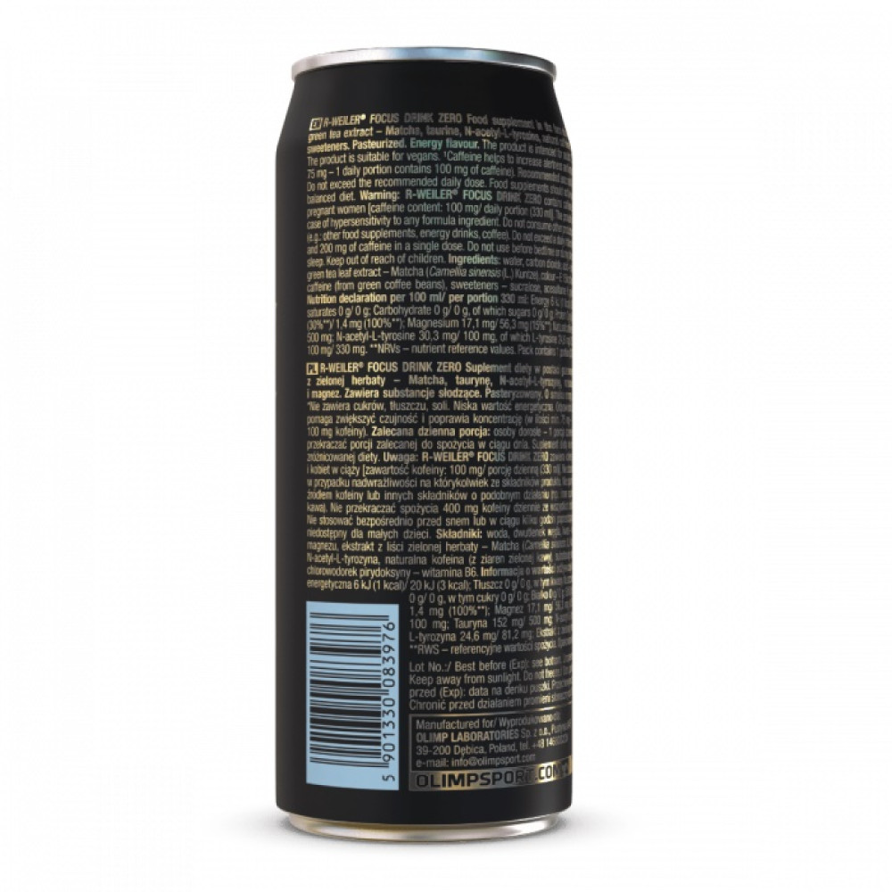 Комплекс до тренування Olimp Nutrition R-Weiler Focus Drink Zero 330 ml Energy