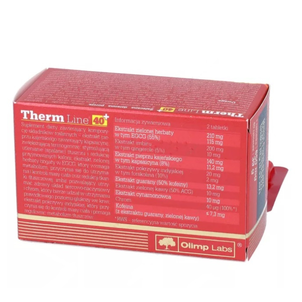Комплексний жироспалювач Olimp Nutrition Therm Line 40+ 60 Tabs