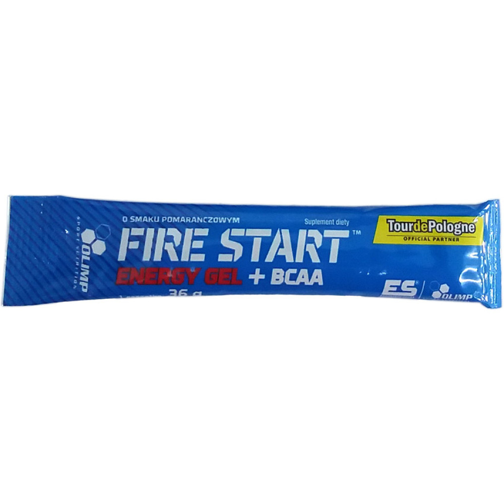 Енергетик Olimp Nutrition Fire Start Energy Gel+BCAA 20 sachet Green Apple
