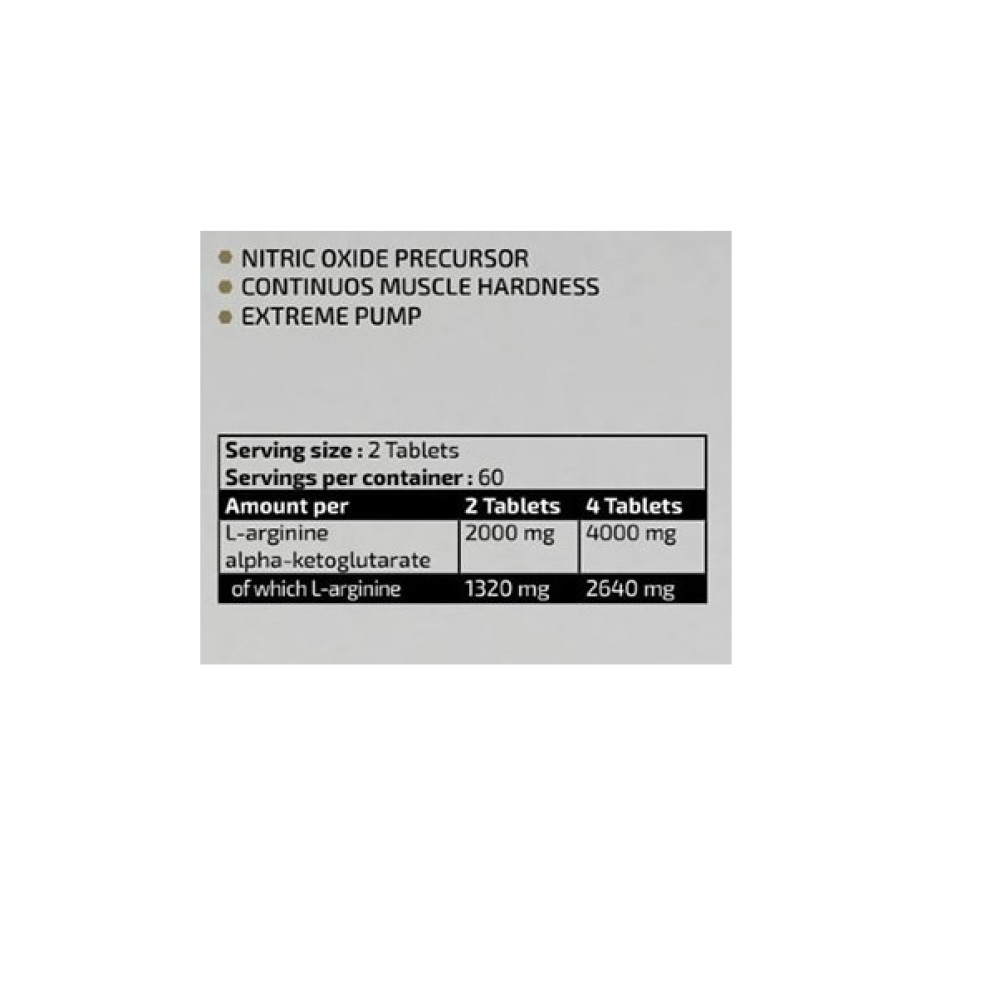 Аргінін для спорту Kevin Levrone Gold Arginine AKG 1000 120 Tabs