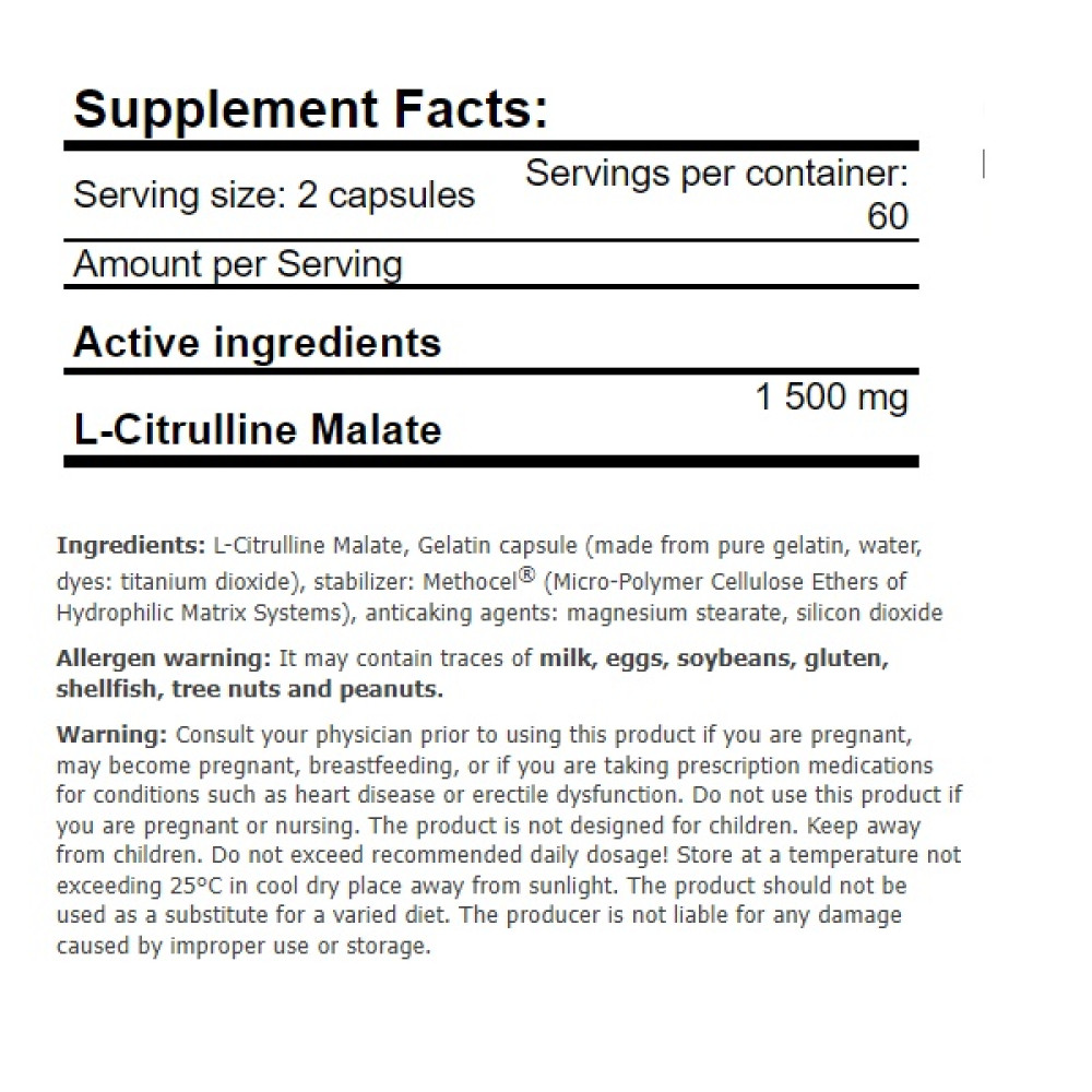 Цитрулін для спорту Amix Nutrition CitruLyn 750 mg 120 Caps