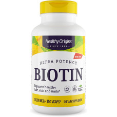 Біотин Healthy Origins Biotin Ultra Potency 10000 mcg 150 Veg Caps