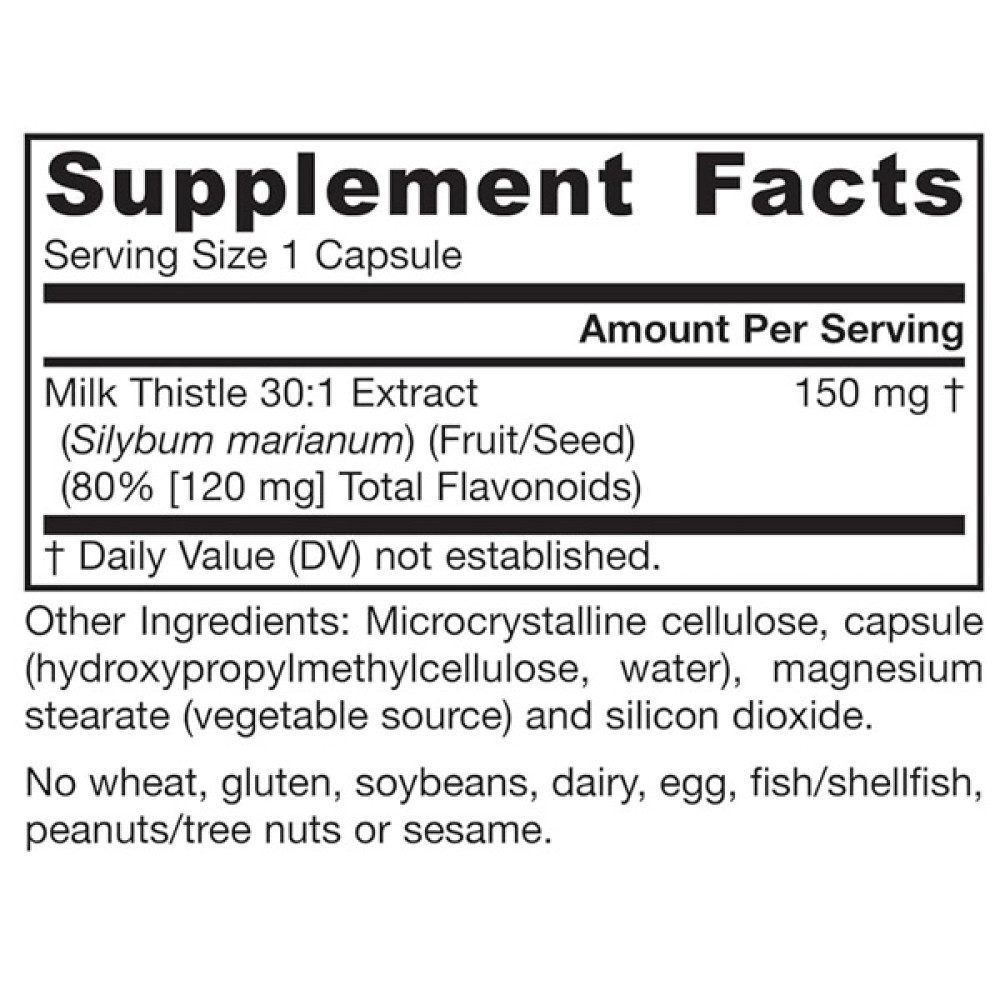 Розторопша Jarrow Formulas Milk Thistle 150 mg 200 Caps