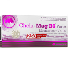 Вітамінно-мінеральний комплекс для спорту Olimp Nutrition Chela-Mag B6 Forte 60 Caps Вітамінно-мінеральний комплекс для спорту Olimp Nutrition Chela-Mag B6 Forte 60 Caps