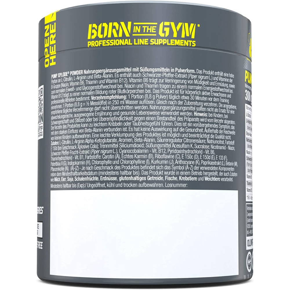 Комплекс до тренування Olimp Nutrition Pump Xplode Powder 300 g /33 servings/ Cola