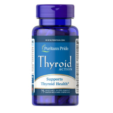 Комплекс для профілактики щитовидної залози Puritan's Pride Thyroid Action 75 Caps
