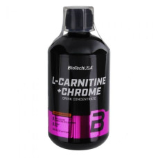 Жироспалювач для спорту BioTechUSA L-Carnitine 35.000+Chrome 500 ml Orange