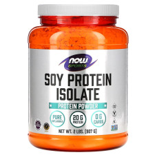 Протеїн NOW Foods Soy Protein Isolate 907 g /38 servings/ Unflavored