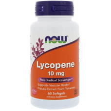 Лікопін NOW Foods Lycopene 10 mg 60 Softgels