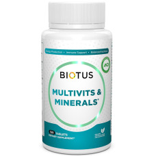 Вітамінно-мінеральний комплекс Biotus Multivits & Minerals 120 Tabs BIO-531187