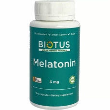 Мелатонін для сну Biotus Melatonin 3 mg 100 Caps BIO-530395