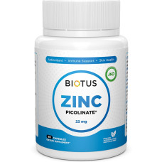 Мікроелемент Цинк Biotus Zinc Picolinate 22 mg 60 Caps BIO-530494