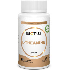 Теанін Biotus L-Theanine 200 mg 100 Caps BIO-531118