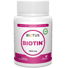 Біотин Biotus Biotin 5000 mcg 60 Caps BIO-530326
