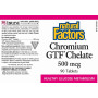 Мікроелемент Хром Natural Factors Chromium GTF Chelate 500 mcg 90 Tabs