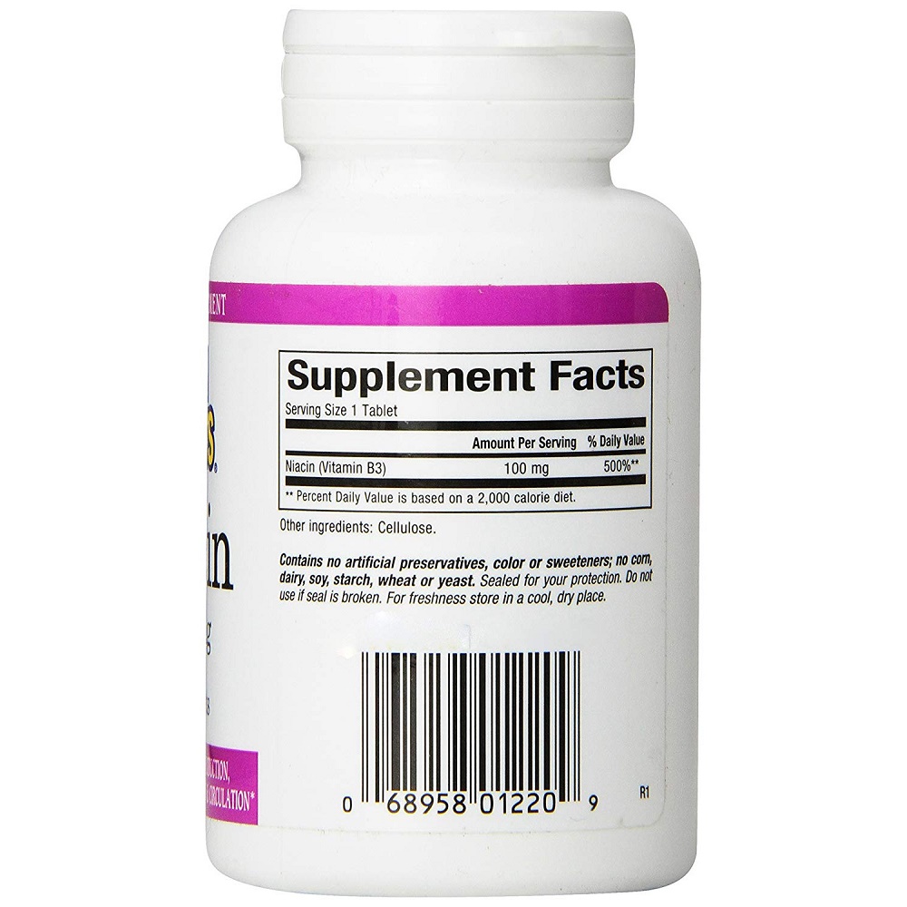 Ніацін Natural Factors Niacin 100 mg 90 Tabs