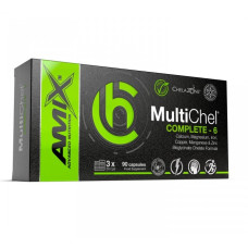 Мультимінерали для спорту Amix Nutrition ChelaZone MultiChel Complete 6 Bisglycinate Chelate 90 Veg Caps
