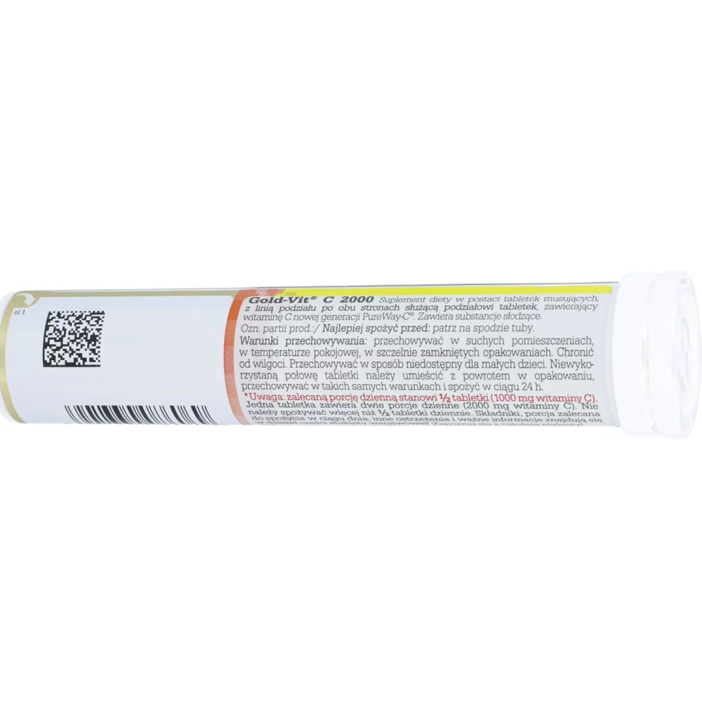 Вітамін C для спорту Olimp Nutrition Gold-Vit C 2000 20 effervescent tabs Orange