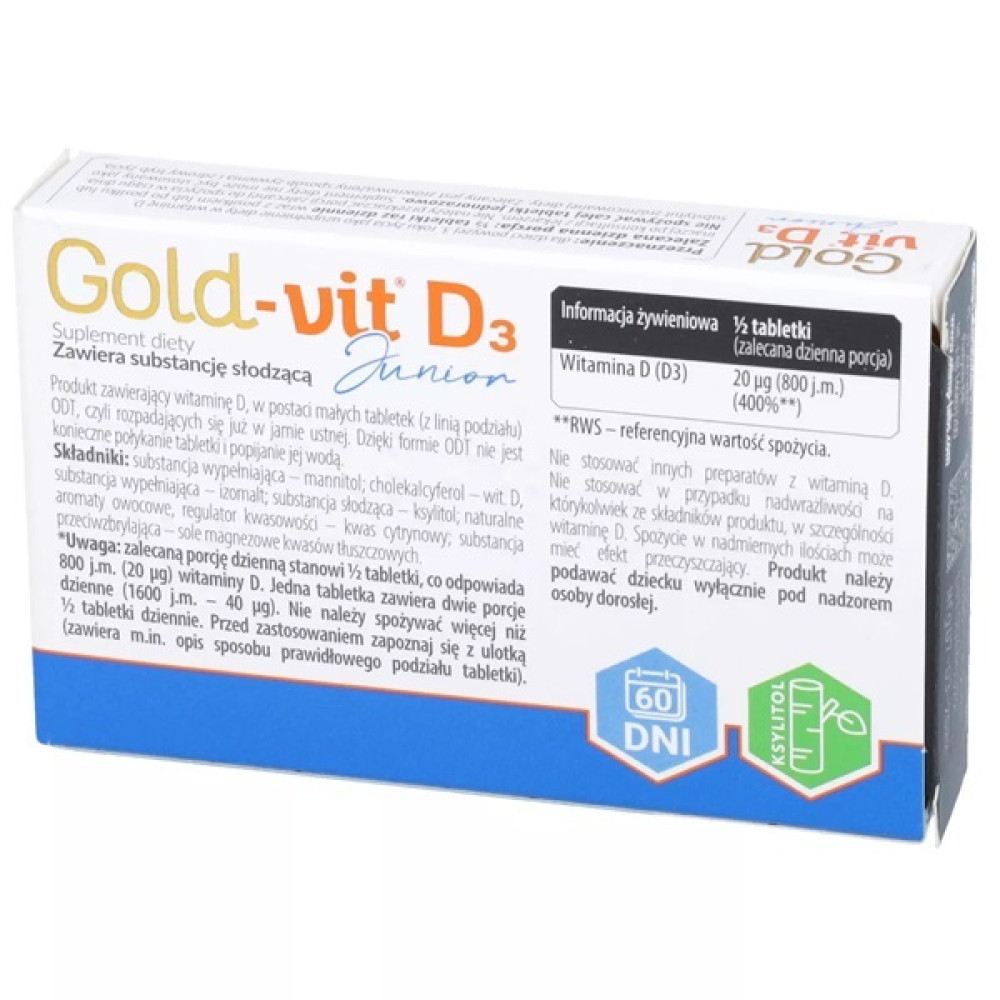 Вітаміни для дітей Olimp Nutrition Gold-Vit D3 Junior 30 Tabs
