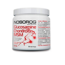 Хондропротектор (для спорту) Nosorog Nutrition Glucosamine Chondroitin MSM 120 Tabs