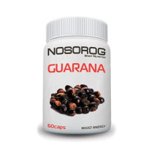 Натуральна добавка для спорту Nosorog Nutrition Guarana 60 Caps