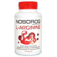 Аргінін для спорту Nosorog Nutrition L-Arginine 700 mg 120 Caps