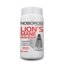Комплекс для профілактики роботи головного мозку Nosorog Nutrition Lion's Mane 60 Caps