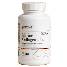 Хондропротектор (для спорту) OstroVit Marine Collagen + Hyaluronic Acid + Vitamin C 90 Tabs