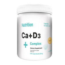 Вітамінно-мінеральний комплекс для спорту EntherMeal Ca+D3 Complex 120 Caps