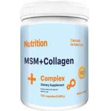 Хондропротектор (для спорту) EntherMeal MSM+Collagen Complex 120 Caps