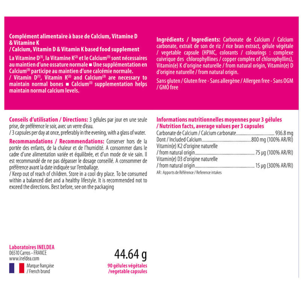 Комплекс для суглобів INELDEA SANTE NATURELLE OSTEOBIOL® 90 Caps