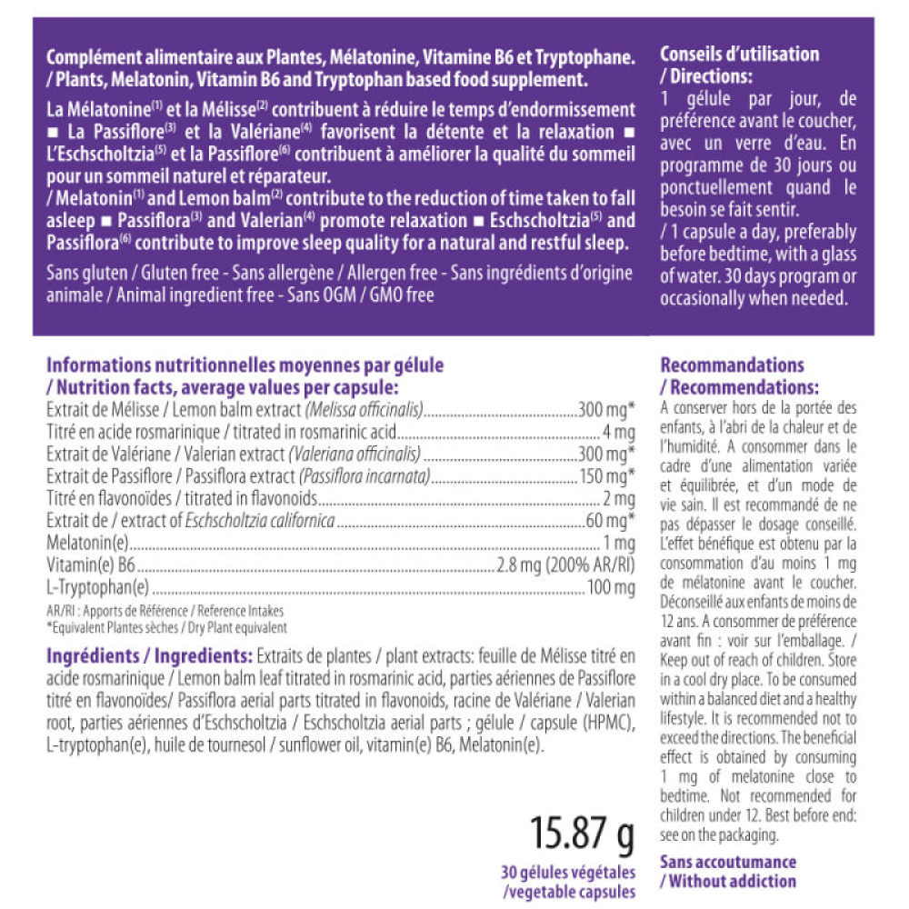 Комплекс для сну INELDEA SANTE NATURELLE SOMNIL® 45 Caps