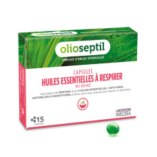 Комплекс для профілактики дихальної системи OLIOSEPTIL HUILES ESSENTIELLES A RESPIRER 15 Caps
