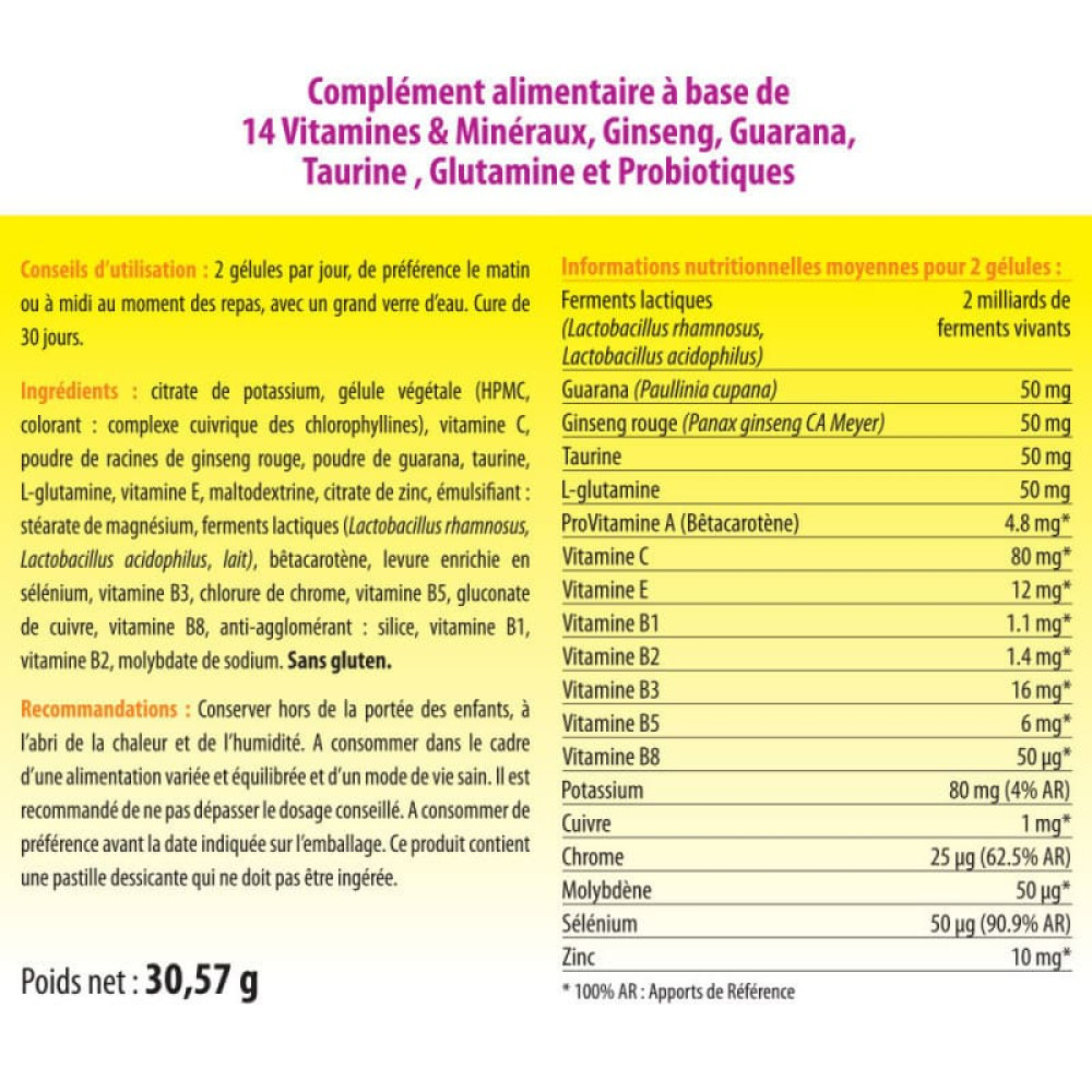 Вітамінно-мінеральний комплекс для чоловіків VITAMIN'22 SPECIFIC HOMME 60 Caps