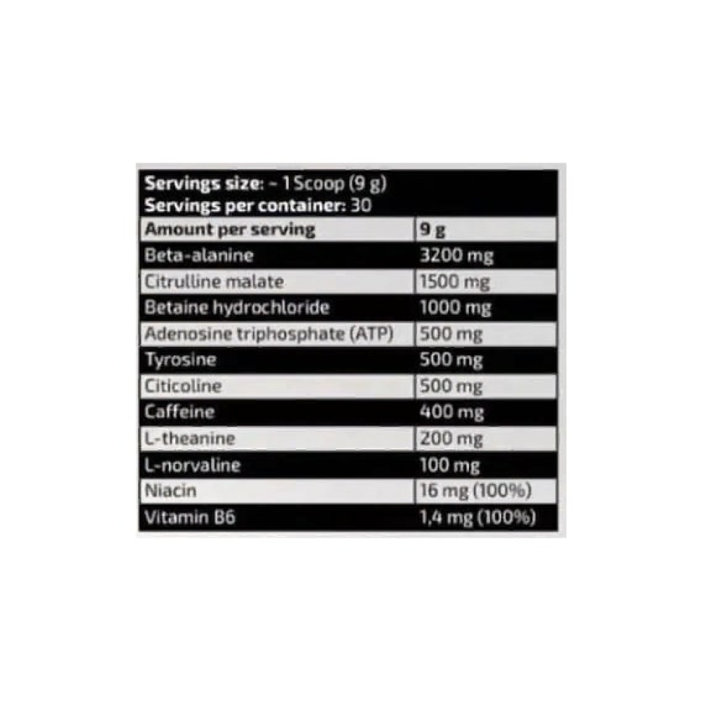 Енергетик Kevin Levrone Full Blown Energizer 270 g /30 servings/ Citrus Peach