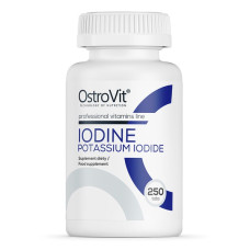 Мікроелемент Йод OstroVit IODINE Potassium Iodide 250 Tabs