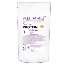 Протеїн AB PRO PROTEIN COMPLEX + COLLAGEN 1000 g /32 servings/ Полуничний пунш