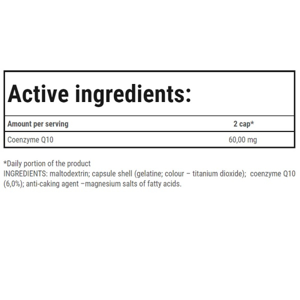 Коензим для спорту Trec Nutrition Coenzyme Q10 90 Caps