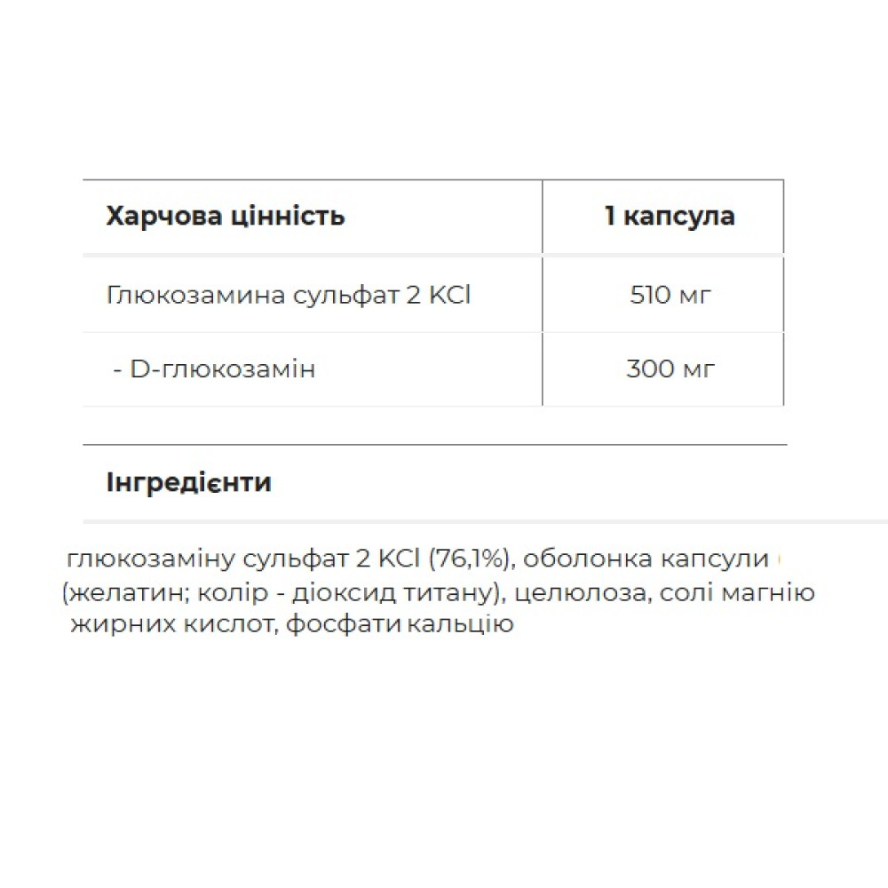 Хондропротектор (для спорту) Trec Nutrition Glucosamine 90 Caps