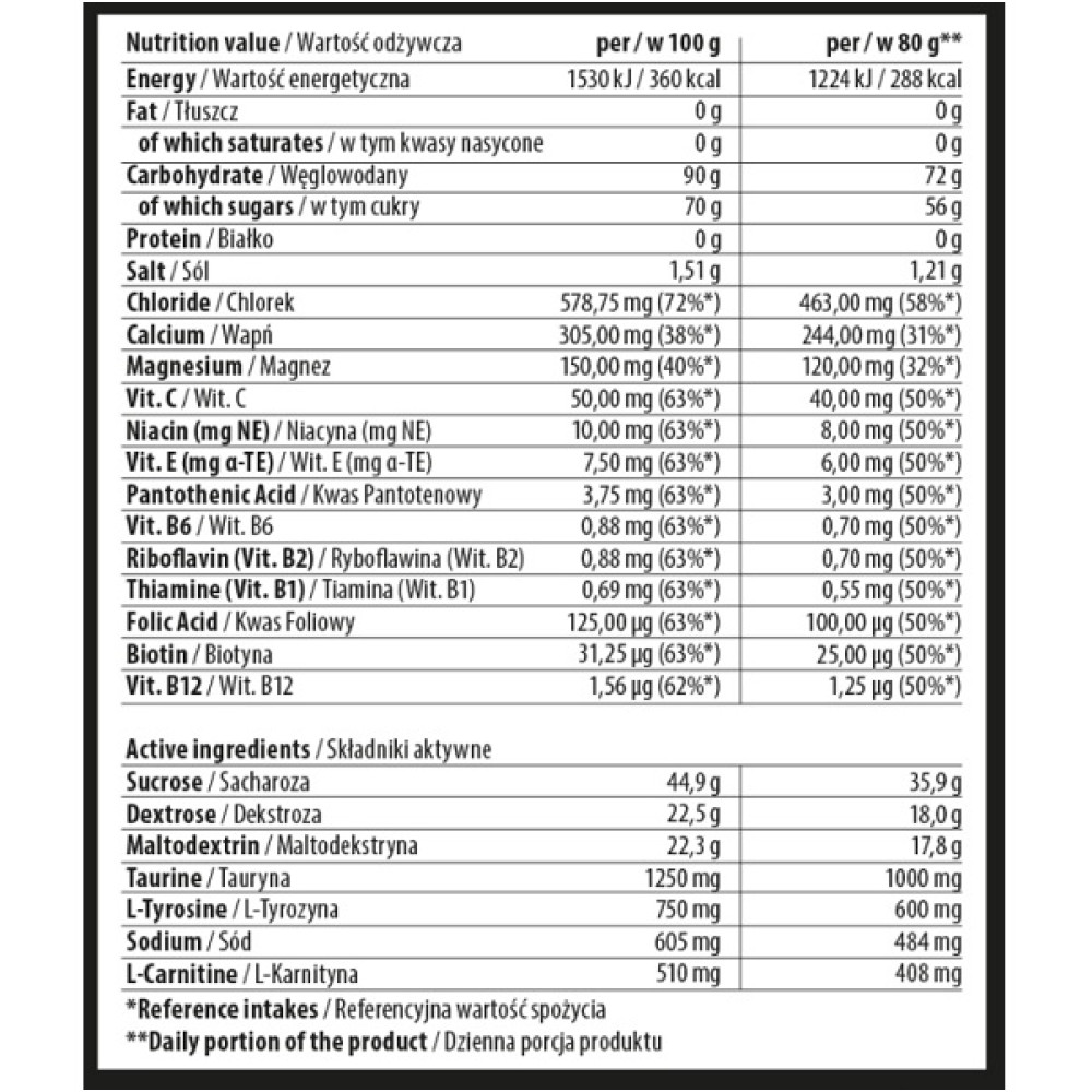 Ізотонік Trec Nutrition Isotonic Sports 1000 g /25 servings/ Orange