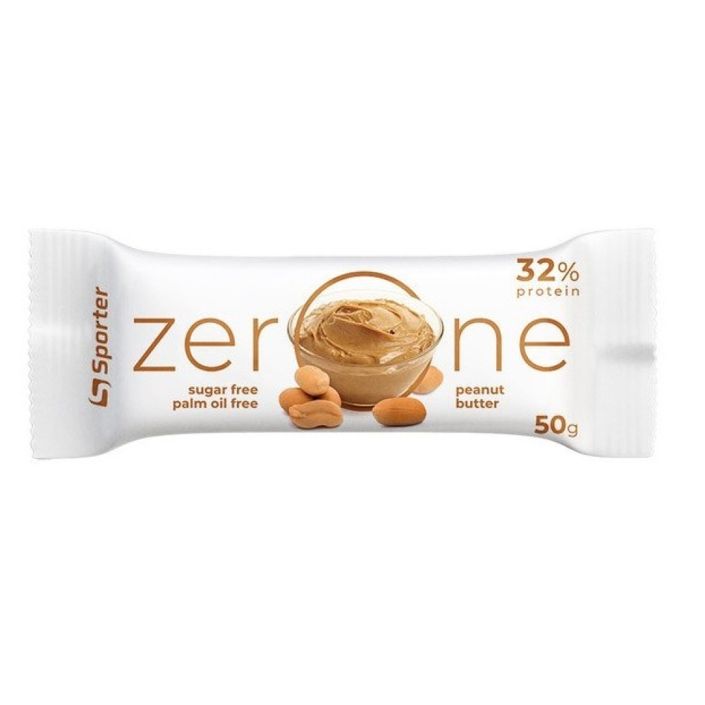 Протеїновий батончик Sporter Zero One 25 х 50 g Peanut Butter